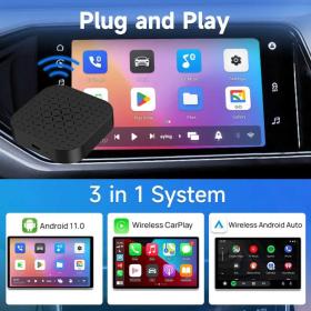 CarlinKit Android Box Ασύρματο CarPlay/Android Auto (4-Core, 2+16GB - Android 11) - Σειρά Basic - Διάθεση από TROP.gr