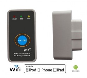 Mini Elm327 Wifi για iPhone, iPad με Διακόπτη On-Off