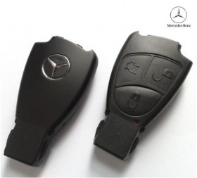 Ανταλλακτικό Κέλυφος Κλειδιού με 3 Κουμπιά για Mercedes CLK, SLK, C, E, S Class κ.α.