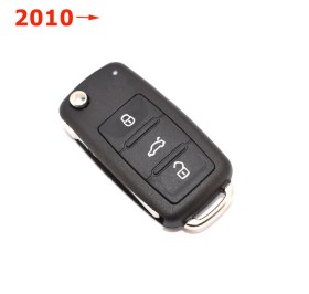 Κέλυφος για το Νέο Κλειδί VW, Seat & Skoda με 3 Κουμπιά (2010 και μετά)