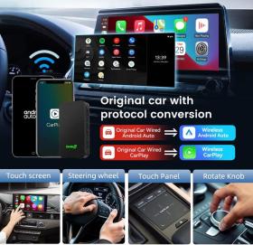 Εργοστασιακός χειρισμός του Apple Car Play και Android auto, είτε μέσω των εργοστασιακών χειριστηρίων του αυτοκινήτου είτε μέσω touch από την εργοστασιακή οθόνη – Εισαγωγή από TROP.gr